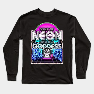 CRYSTAL "LIVIN LIKE A GODDESS" Long Sleeve T-Shirt